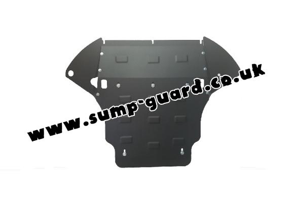Steel sump guard for Audi A8