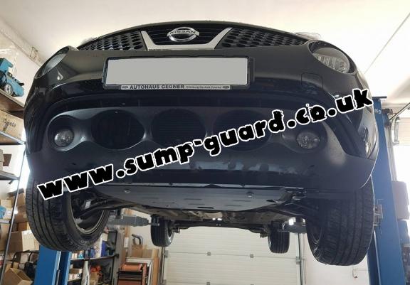 Steel sump guard for Nissan Juke