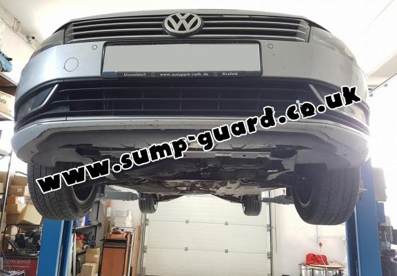 Steel sump guard for VW Passat CC