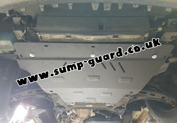 Steel sump guard for Renault Trafic