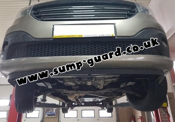 Steel sump guard for Renault Trafic