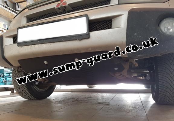 Steel sump guard for Mitsubishi Shogun Pinin