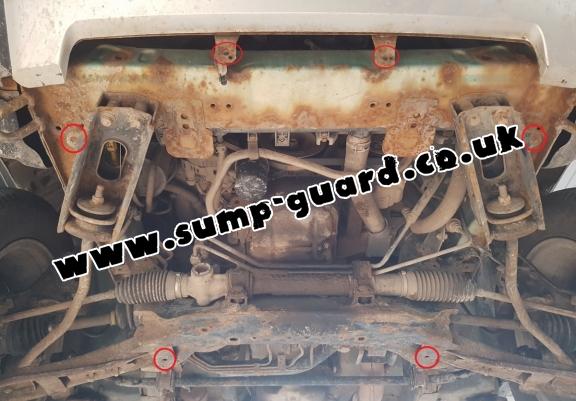 Steel sump guard for Mitsubishi Shogun Pinin