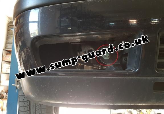 Steel sump guard for Skoda Octavia 1