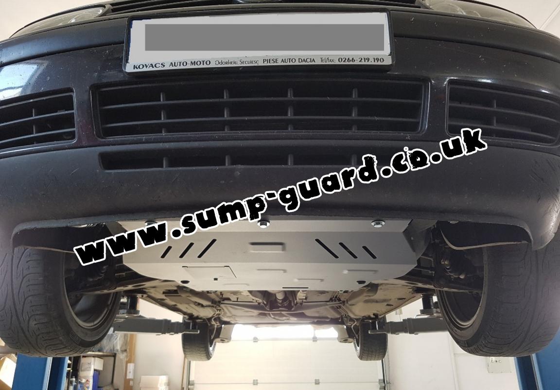 Steel sump guard for VW Golf mk4