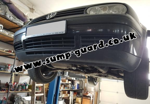 Steel sump guard for golf mk4