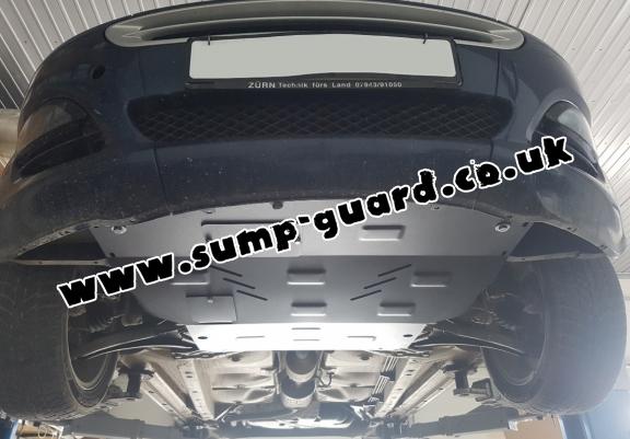 Steel sump guard for the protection of the engine and the gearbox for Smart FourFour petrol