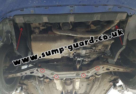 Steel sump guard for Skoda Spaceback