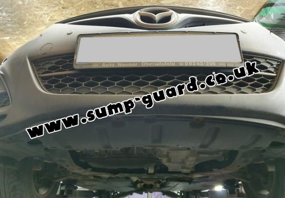 Steel sump guard for Mazda Atenza