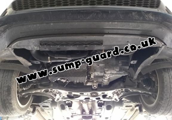 Steel sump guard for the protection of the engine and the gearbox for VW Golf 7 - automatic gearbox