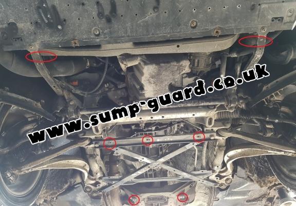 Steel sump guard for Audi A5, petrol