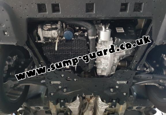 Steel sump guard for Peugeot 408