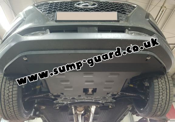 Steel sump guard for Hyundai Kona