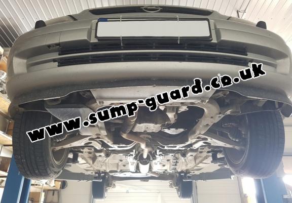 Steel sump guard for Vauxhall Zafira