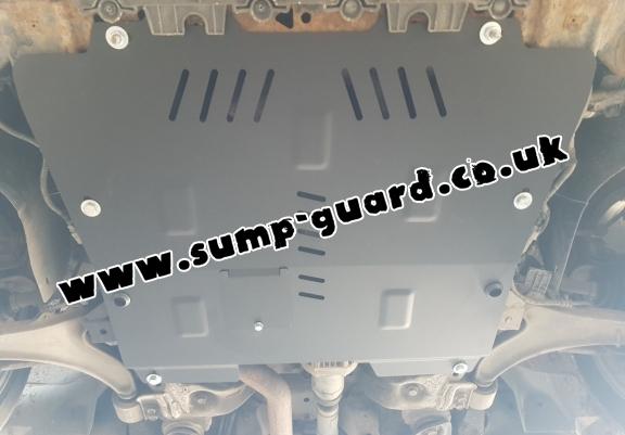 Steel sump guard for Vauxhall Astra I