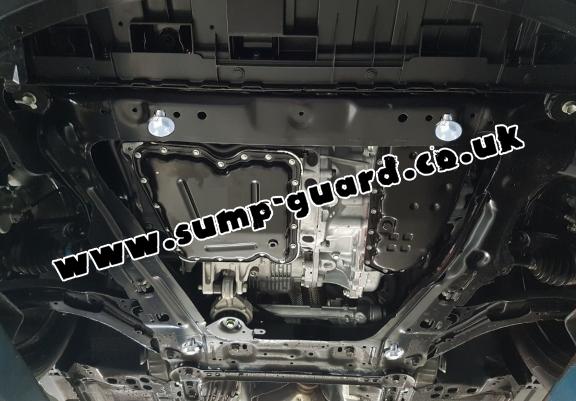 Steel sump guard for Renault Koleos