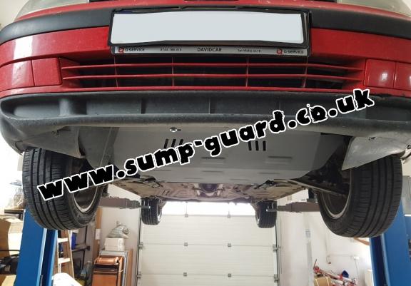 Steel sump guard for VW Golf 3