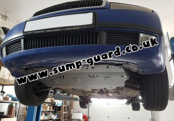 Steel sump guard for Audi A2