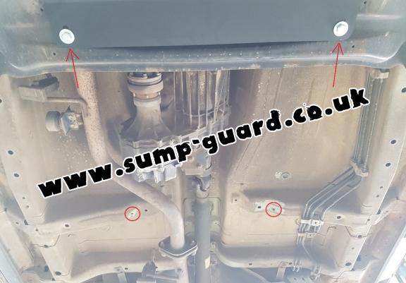 Steel gearbox and transfer case guard for Suzuki Grand Vitara 2