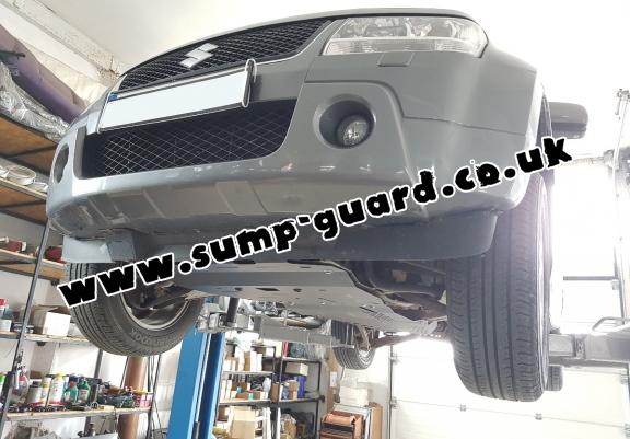 Steel gearbox and transfer case guard for Suzuki Grand Vitara 2