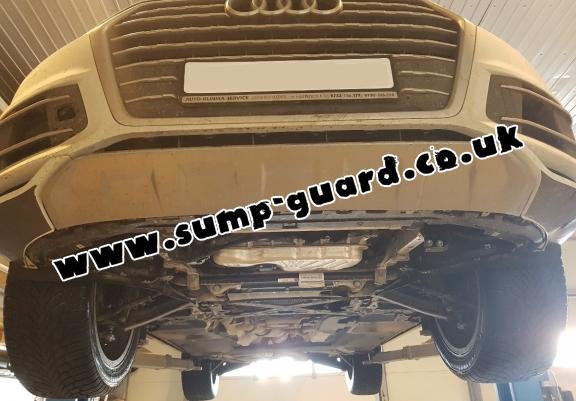 Steel sump guard for Audi Q8