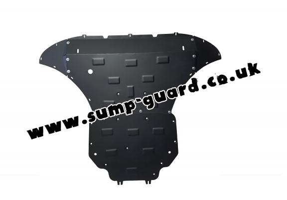 Steel sump guard for Audi Q7