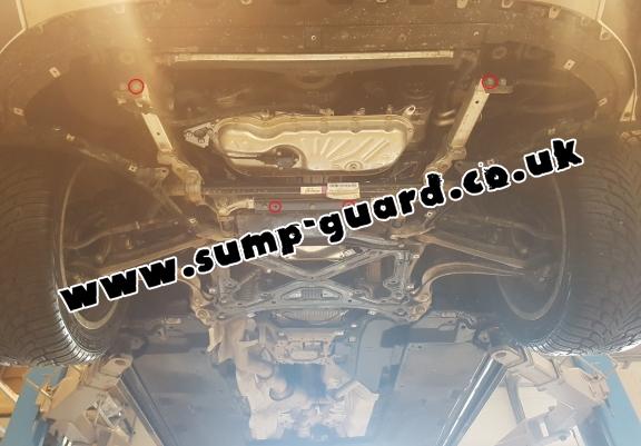 Steel sump guard for Audi Q7