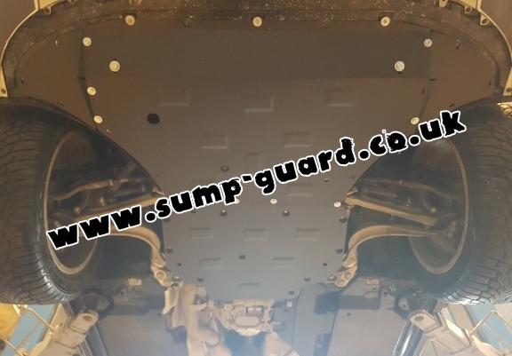 Steel sump guard for Porsche Cayenne