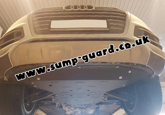 Steel sump guard for Audi Q8