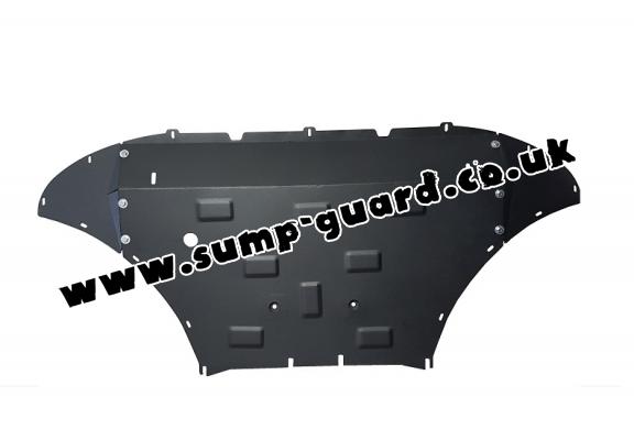 Steel sump guard for Porsche Cayenne