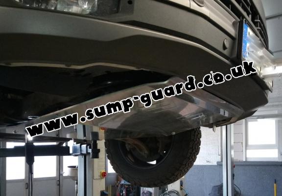 Aluminum sump guard for Volkswagen Transporter T5 Caravelle