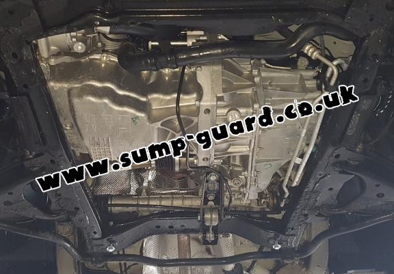 Aluminum sump guard for DACIA LOGAN 2