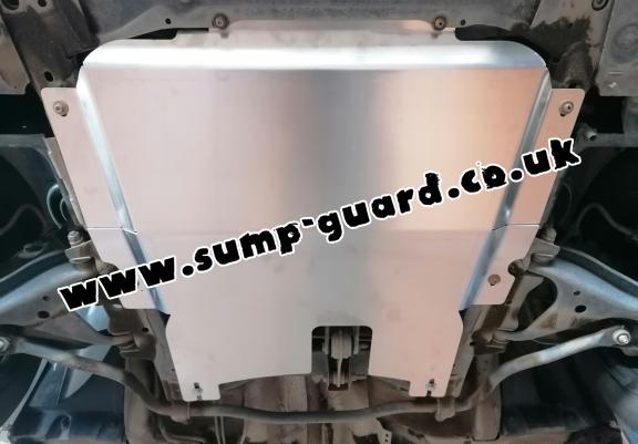 Aluminum sump guard for DACIA LOGAN 2