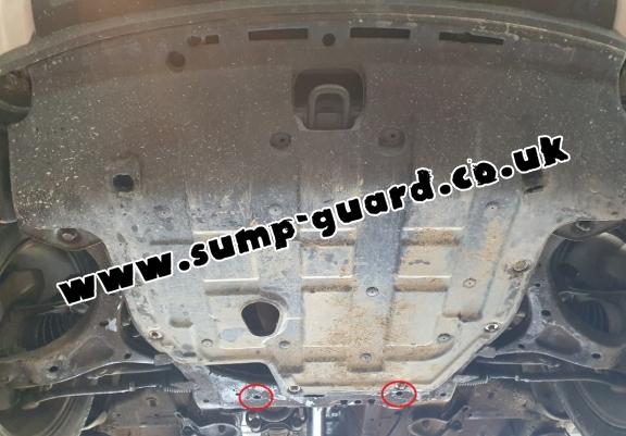 Steel sump guard for Hyundai Veracruz