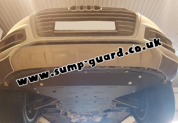 Steel gearbox guard for VW Touareg