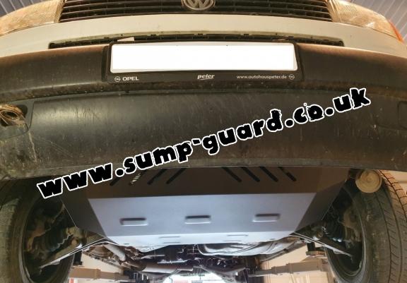 Steel sump guard for VW Transporter T4