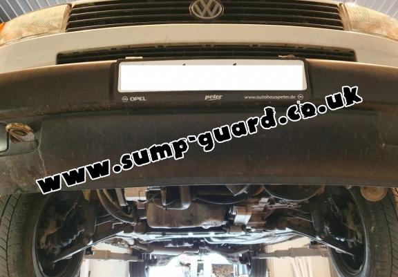 Steel sump guard for VW Transporter T4