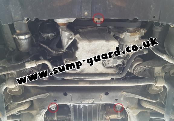 Steel sump guard for Skoda Superb - 2.5 Tdi, V6