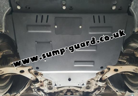 Steel sump guard for Volvo V50