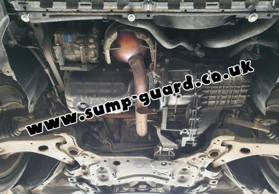 Steel sump guard for Volvo S40