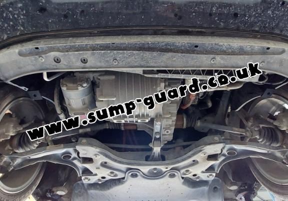 Steel sump guard for the protection of the engine and the gearbox for Seat Mii