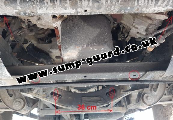 Steel sump guard for Iveco Daily 5