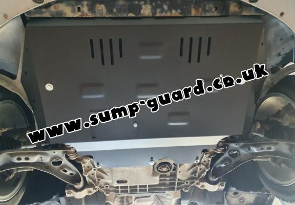 Steel sump guard for VW Eos