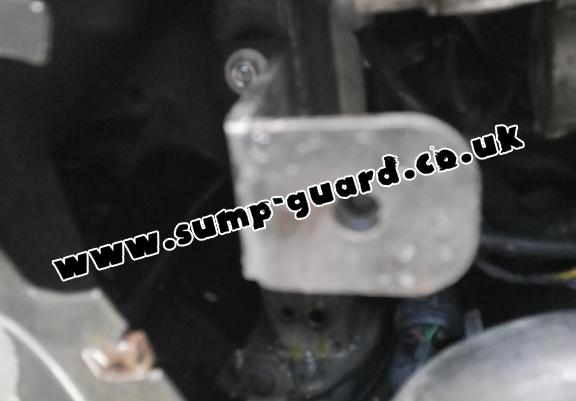 Steel sump guard for VW Caddy