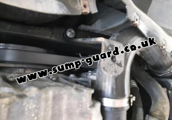 Steel sump guard for VW Jetta