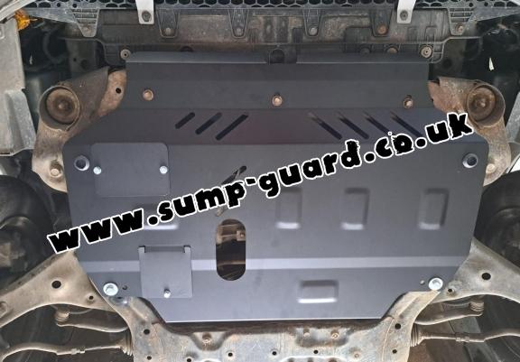 Steel sump guard for Hyundai Accent