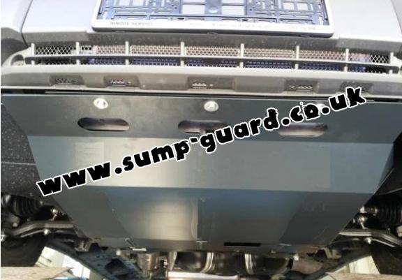 Steel sump guard for Vauxhall Movano