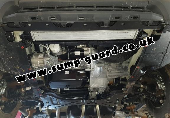 Steel sump guard for Fiat Ducato