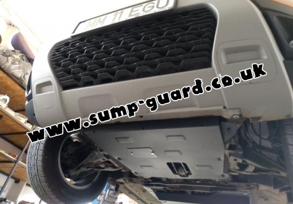 Steel sump guard for Dacia Duster