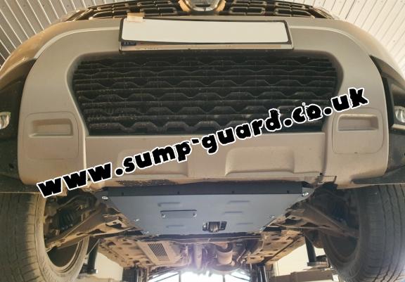 Steel sump guard for Dacia Duster